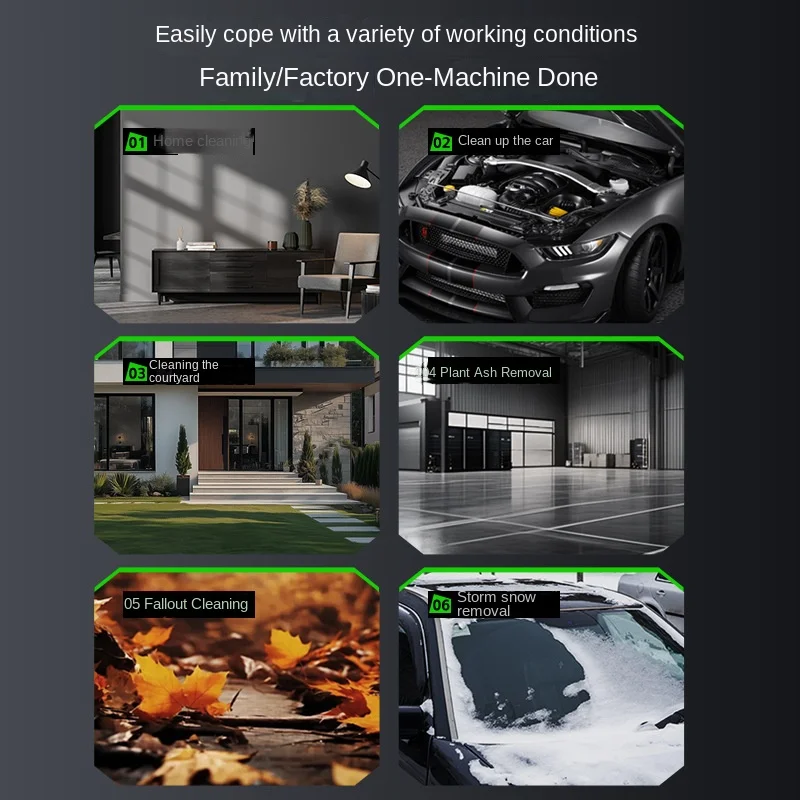 Batteria al litio Ventilatore per foglie tempeste Ventilatore violento industriale Turbina per rimozione polvere Ventilatore d'acqua Ventilatore portatile ad alta potenza 