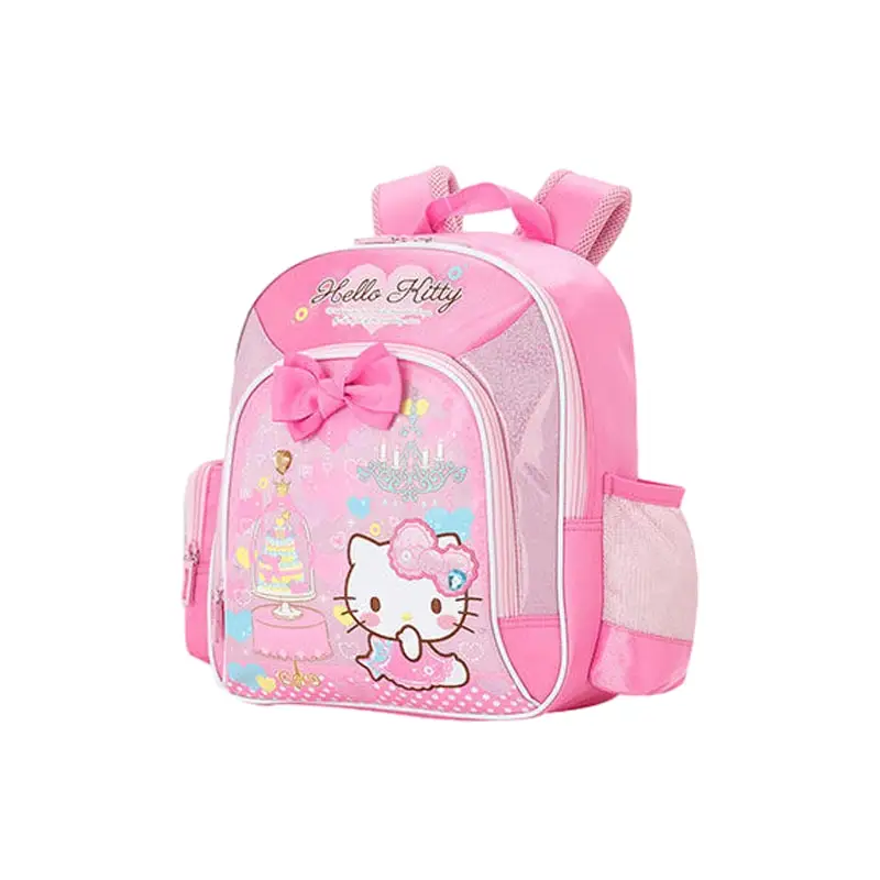 Sanrioed Anime Hello Kitty słodkie plecak dla dzieci tornistry studenckie organizator kreskówki torba na ramię urodziny prezent dla przyjaciela