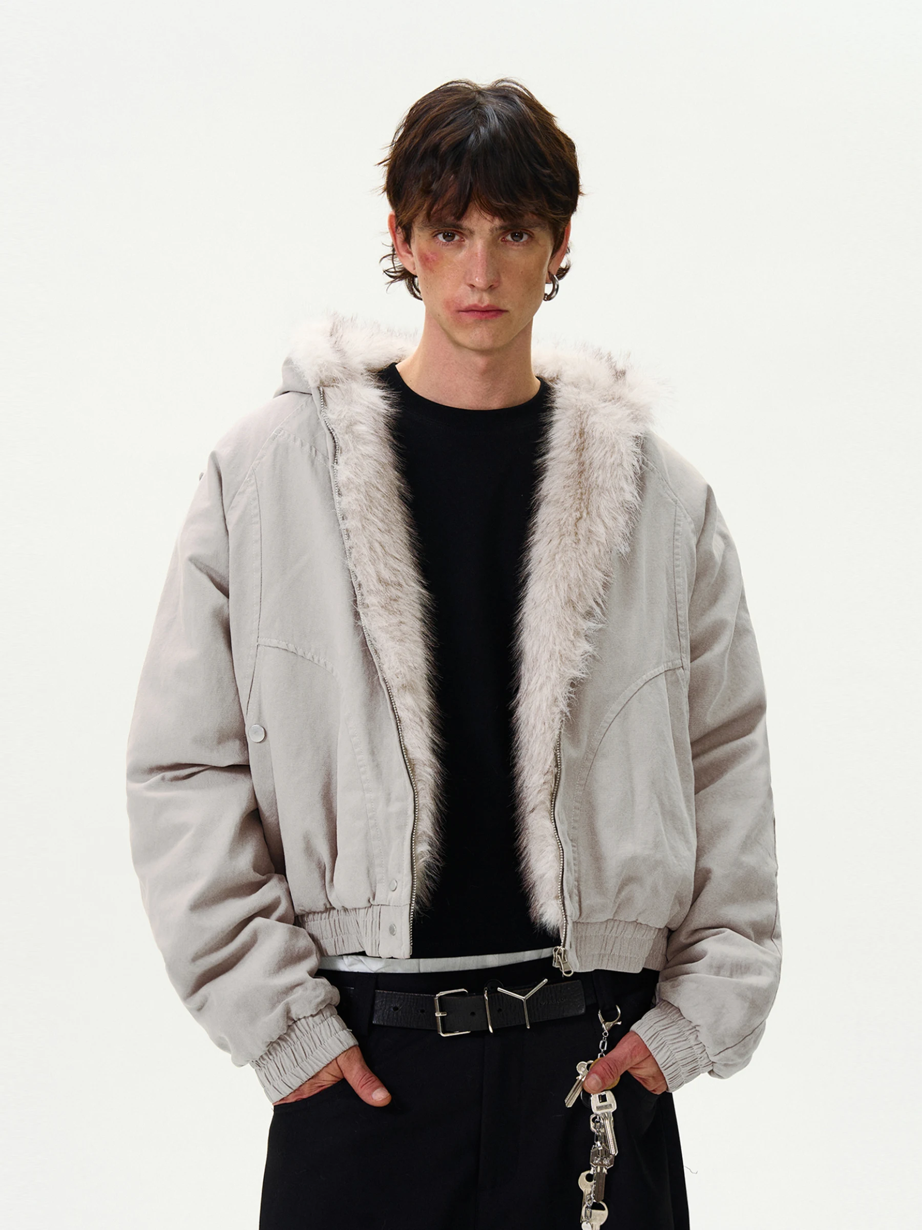 

Куртка MADWITCH в американском ретро-стиле с хлопковой подкладкой, свободного кроя, повседневная, для мужчин и женщин, теплая и модная.