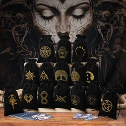 1pc Velvet Tarot Cards Storage Bag,Dice Bag,Jewelry Coin Makeup Pouch,Great for Holding Healing Crystals,Witchcraft Supplies