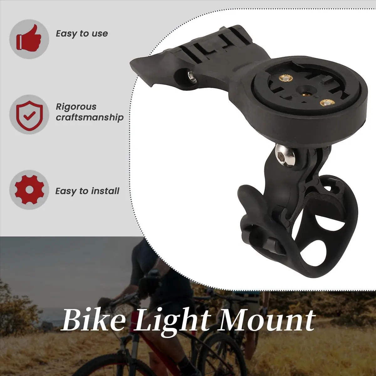 Top Rated-Bike Handlebar Stem Computer Mount Support for Giant with Light Camera Bicycle Mounts Holder