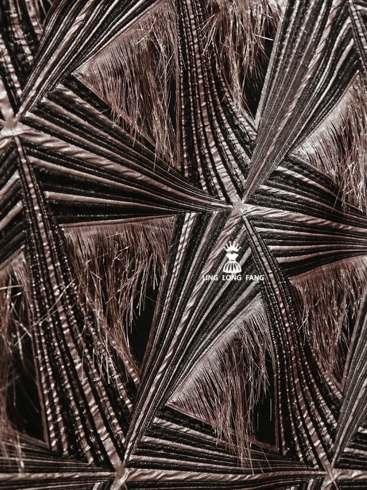 Tassel Jacquard Fabric Retro Style Clothing DIY Designer Cloth for Apparel Sewing By The Meter Diy Material Wholesale