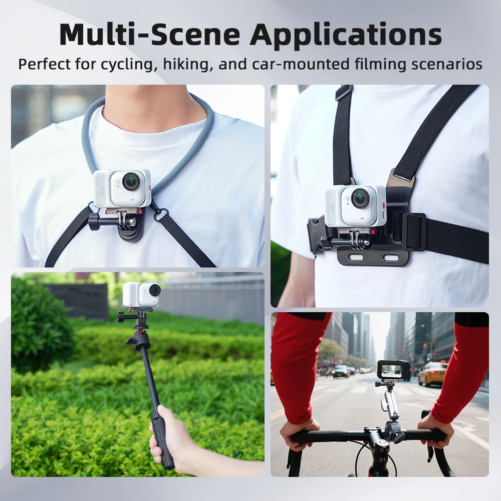 Adaptador de Base de liberación rápida magnética de aluminio para Insta360 Go Ultra montaje de expansión soporte de tornillo 1/4, accesorios de cámara