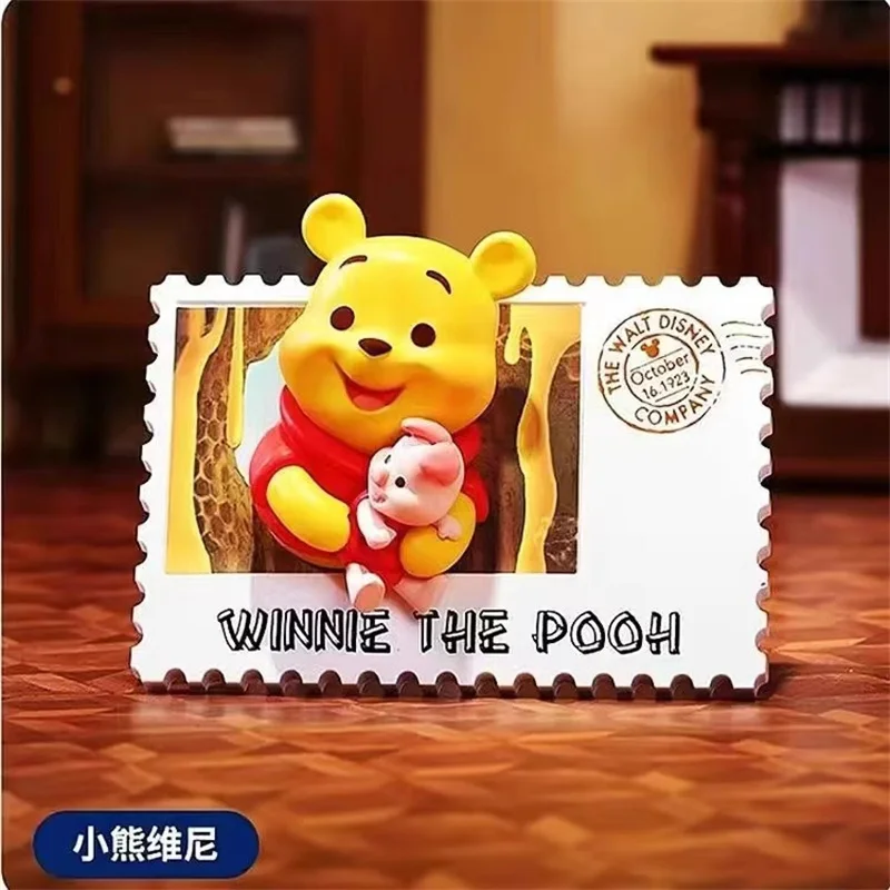 Genuino MINISO Disney Timbro Vintage Cieco Scatola Dumbo Piccolo Artigianato Topolino Regali di Festa Pooh Orso Anime Scatola a Sorpresa Perimetro