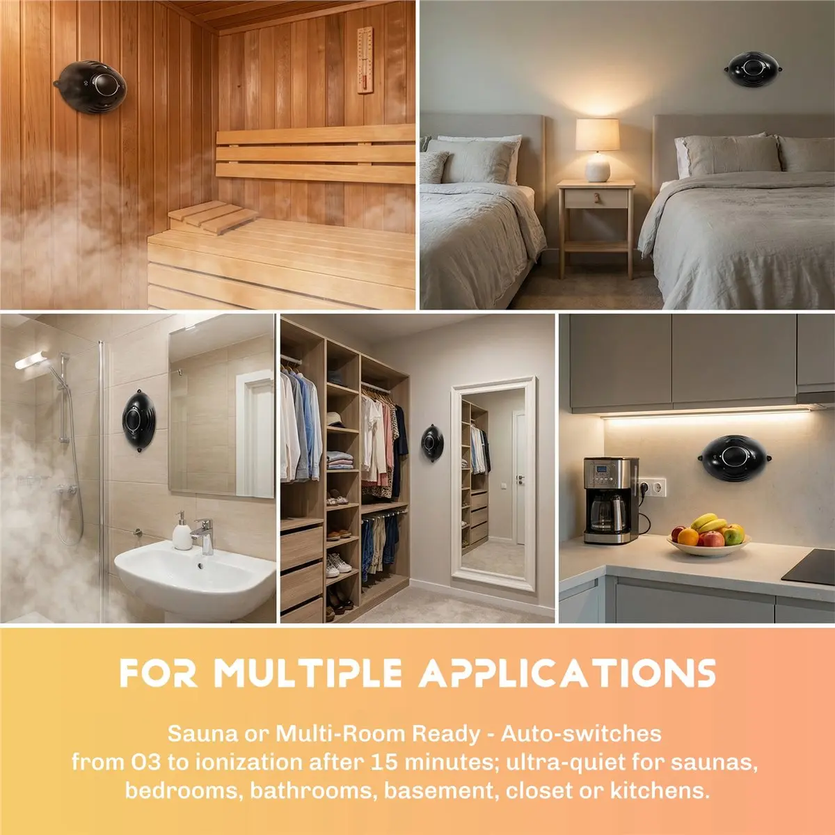 belong 1 Pc Sauna Oxygen Ionizer - Keep Sauna Smelling Clean for Odor Reduction, Sauna Accessories, Enhance Sauna Experience