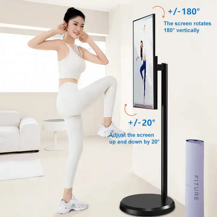 21.5 Inch Batterij-Power Android Stand By Me Tv In-Cel Touchscreen Monitor Gym Gaming Live Kamer Smart Tv