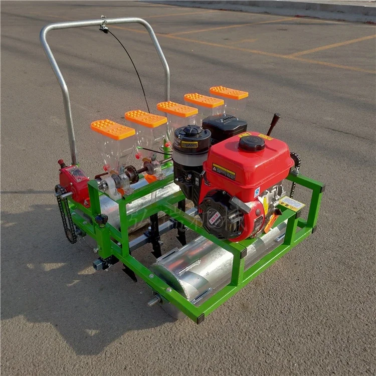 Small agricultural hand push electric and gasoline model small seed planter onion planter for sale manual vegetable seeder