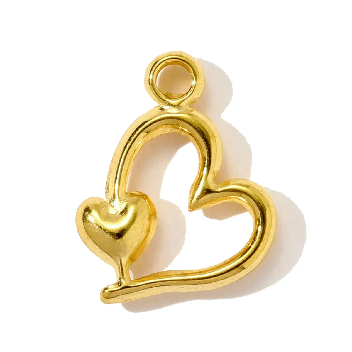 5pcs/Lot Wholesale Stainless Steel Flower Elephant DIY Earring Charms Guitar Owl Necklace Pendant Women Shell Love Heart Jewelry - view 6