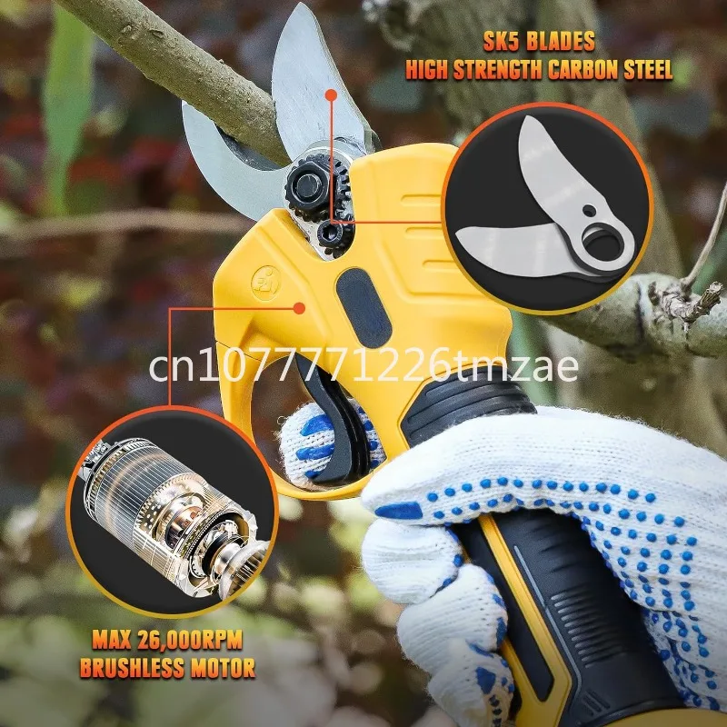 

Cordless Garden with 26, 000rpm Brushless Motor and Imported Steel Blade Pruning Machine Suitable for Dewalt 20V Large Battery