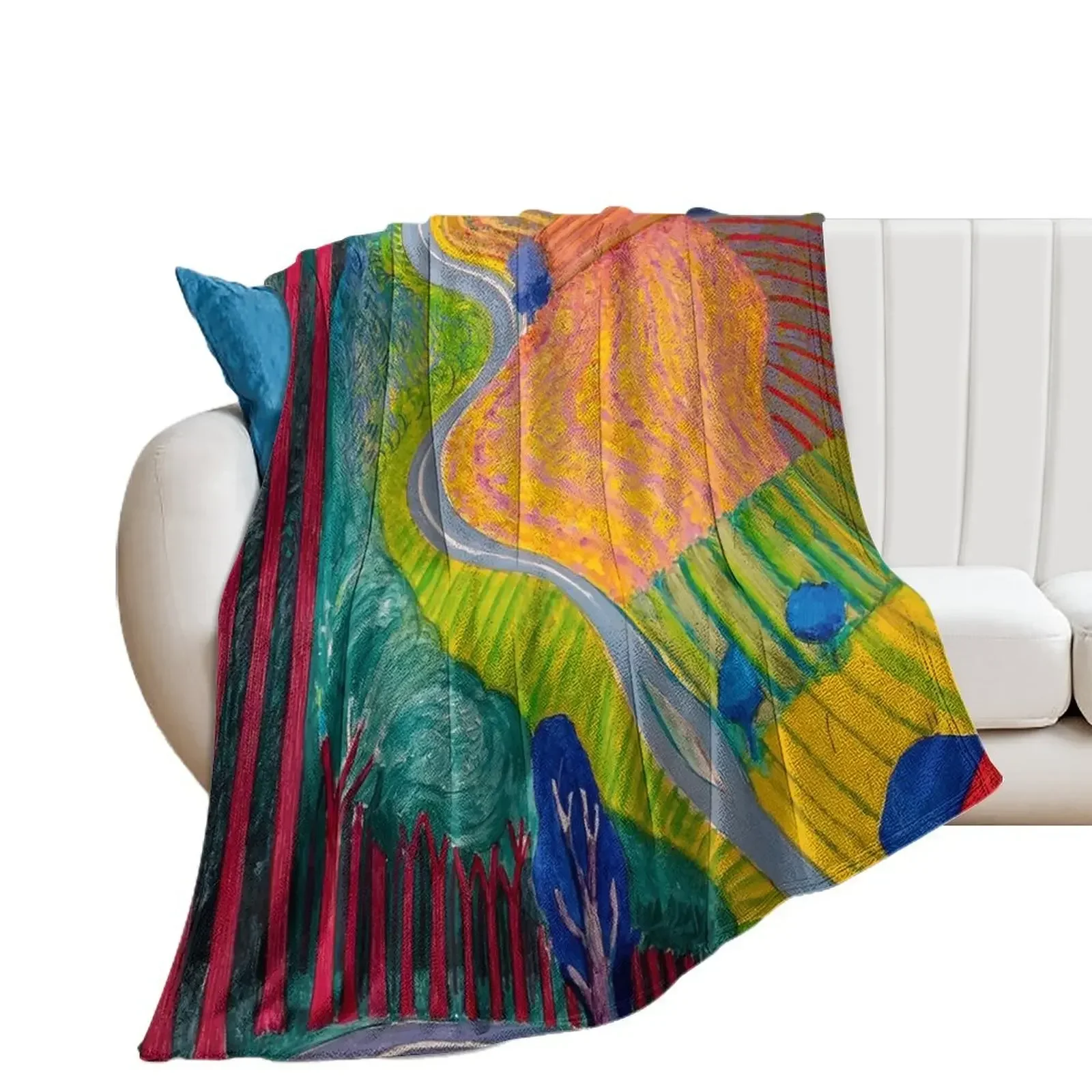 David Hockney Throw Blanket Personalized Gift Fashion Sofas Thin Blankets