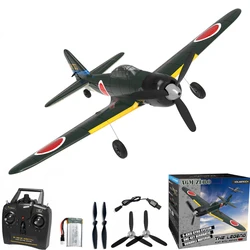 Volantex RC Plane 2.4G 4CH Remote Control Airplane EPP 400mm Wingspan 6-Axis Aerobatic Fighter 761-15 A6M Zero Fighter RTF