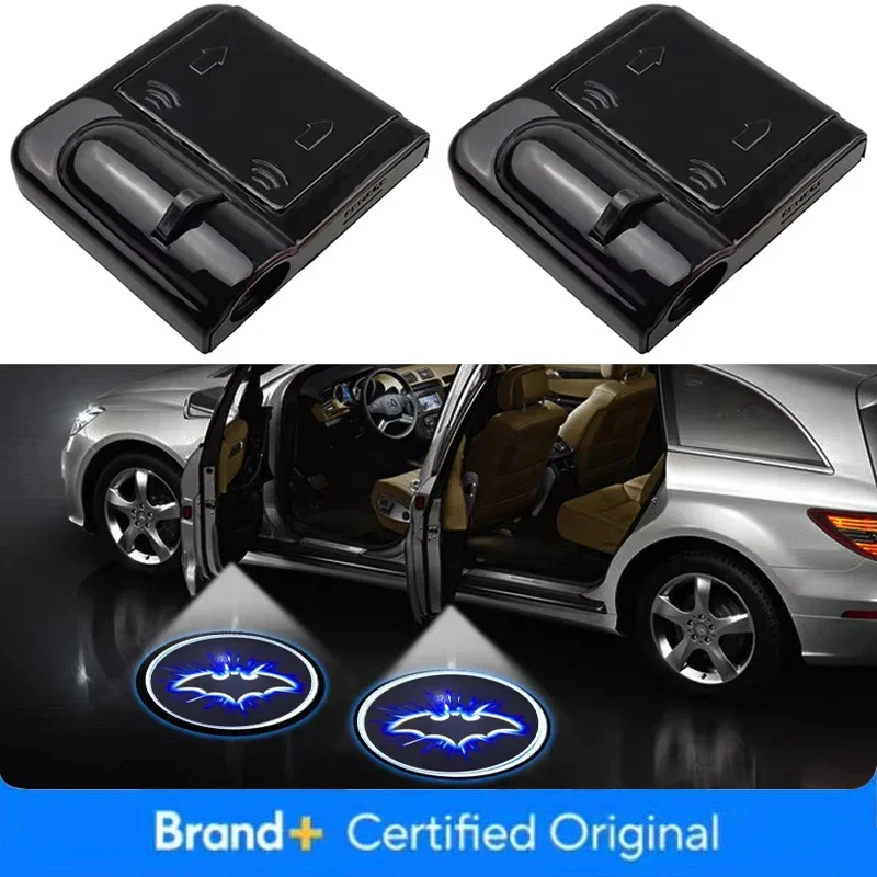 

2Pcs DIY Wireless Car Door Logo Light LED HD Welcome Courtesy Ghost Shadow Projector Lamp DIY Cars Accessories For Car Amagi