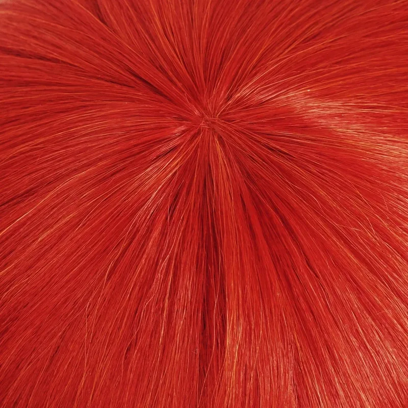 

2025 12 Game Honkai Star Rail Красные изогнутые термостойкие синтетические парики Himeko Косплей Парик