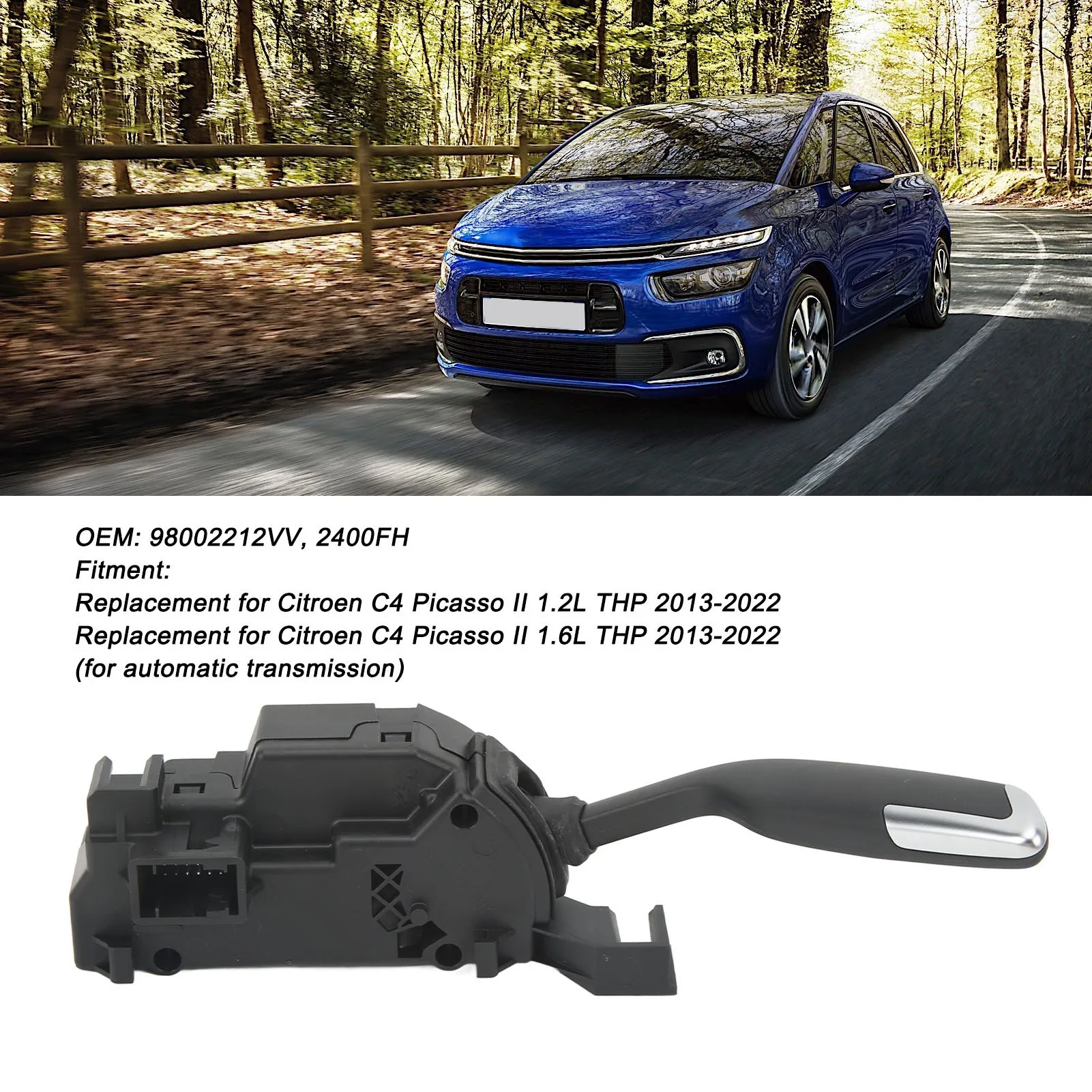 

98002212VV Автоматический рычаг переключения передач 98002212VV 4 Замена рычага переключения передач для рычага C4 II