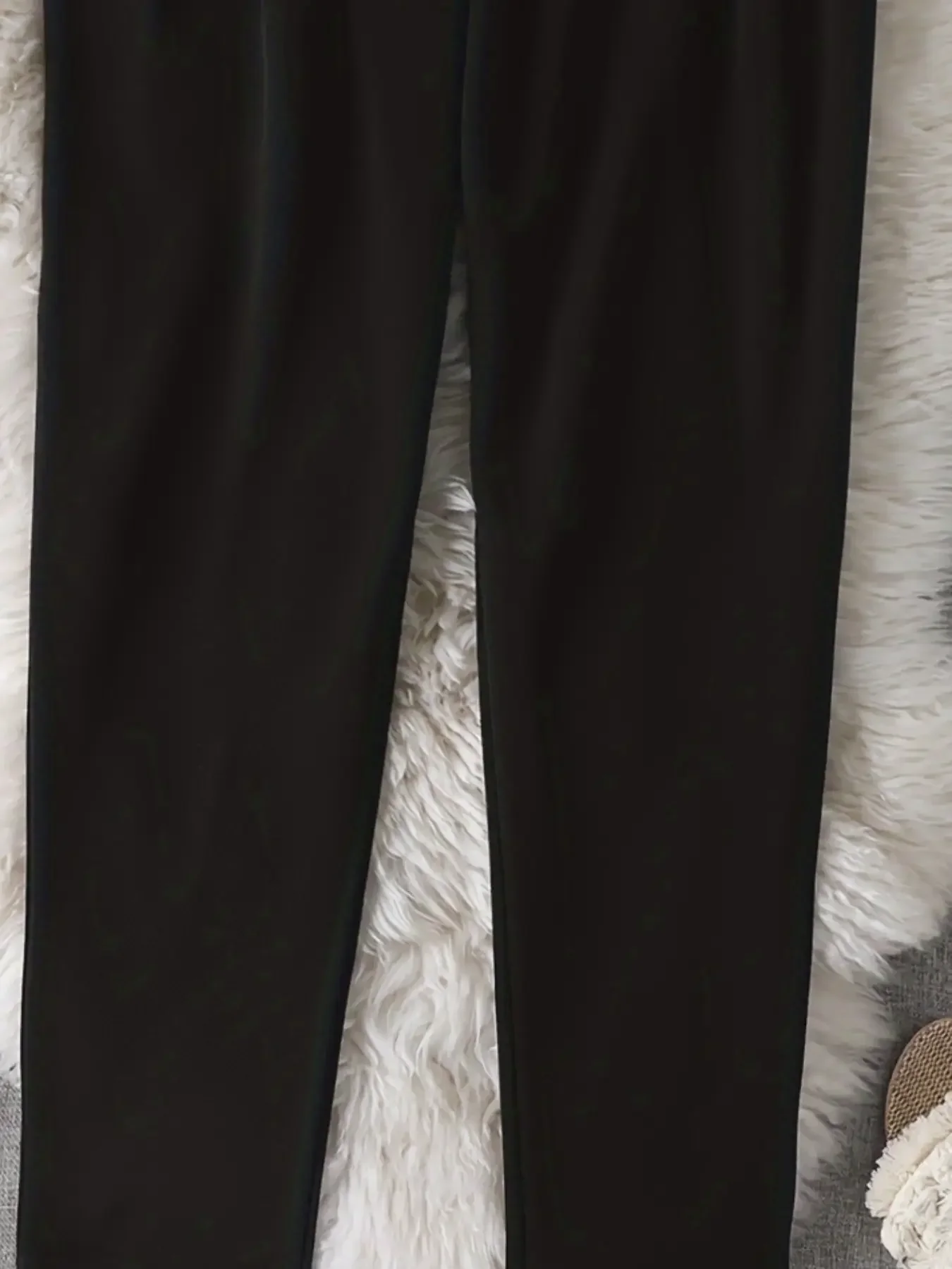 กางเกงขาตรงแฟชั่นสำหรับผู้หญิงขนาดใหญ่พิเศษกางเกงลำลองอเนกประสงค์กางเกงขาตรงแบบหลวมและเรียบง่าย1XL-5XL