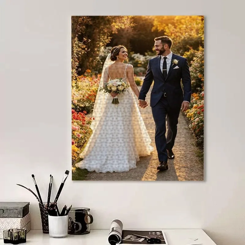 35/300/500/1000pcs Personalized Custom Photo Puzzle Couple Photos Puzzle Box From Memory Photo Gift