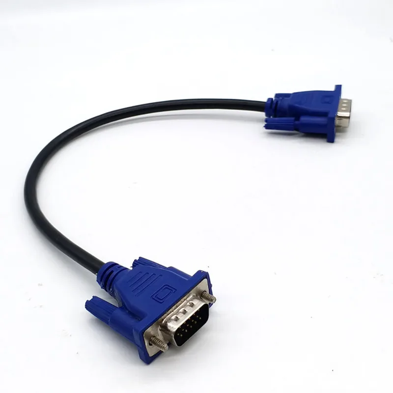 

Кабель Vga 0,3 м/0,5 м/1,5 м, 15-контактный разъем «папа-папа», кабели VGA, шнур, медный провод для подключения ПК, монитора компьютера, проектора