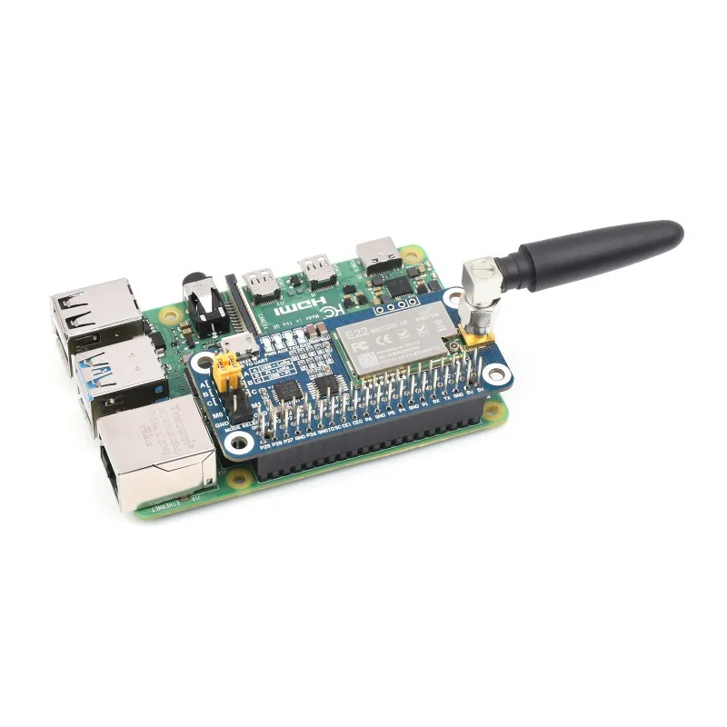 SX1262 SX1268 LoRa HAT for Raspberry Pi UART Interface 5km Long Range Wireless Module 433/470/868/915MHz