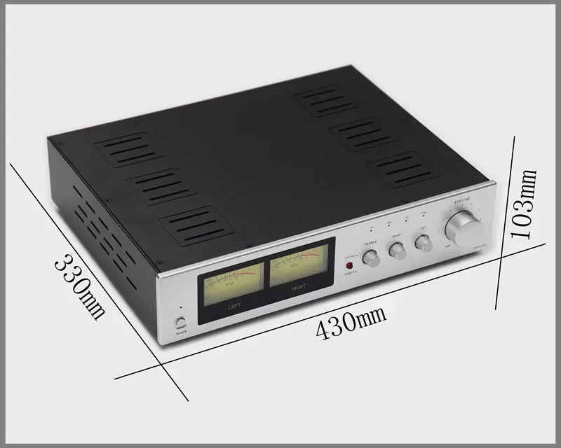 AC220V AC110V 200W * 2 2.0 canali IRF240 IRF9240 Tubo FET ad effetto di campo Doppio VU Meter Amplificatore audio per musica domestica