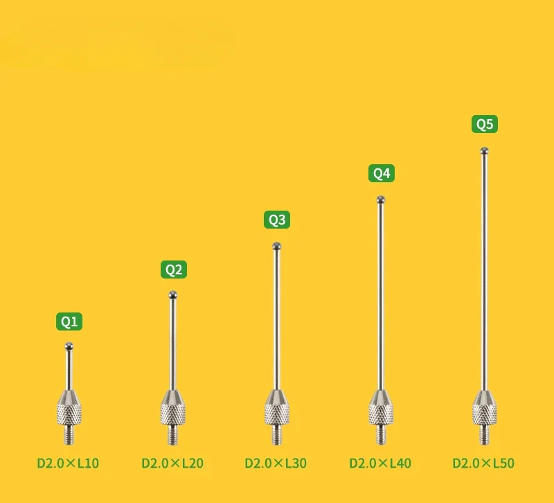 Sonde d'indicateur de cadran avec points de contact de boule d'adrénaline, indicateur de fil, extension de jauge de cadran, câble de test de multimètre, nouveau