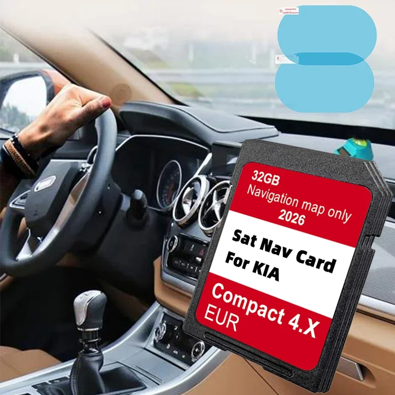 32gbコンパクト4x-32gbサットナビアップグレードヨーロッパイギリス地図gps（kia-soul、sorento、optima用）sdカードカーアクセサリーナビゲーションgen4-gps
