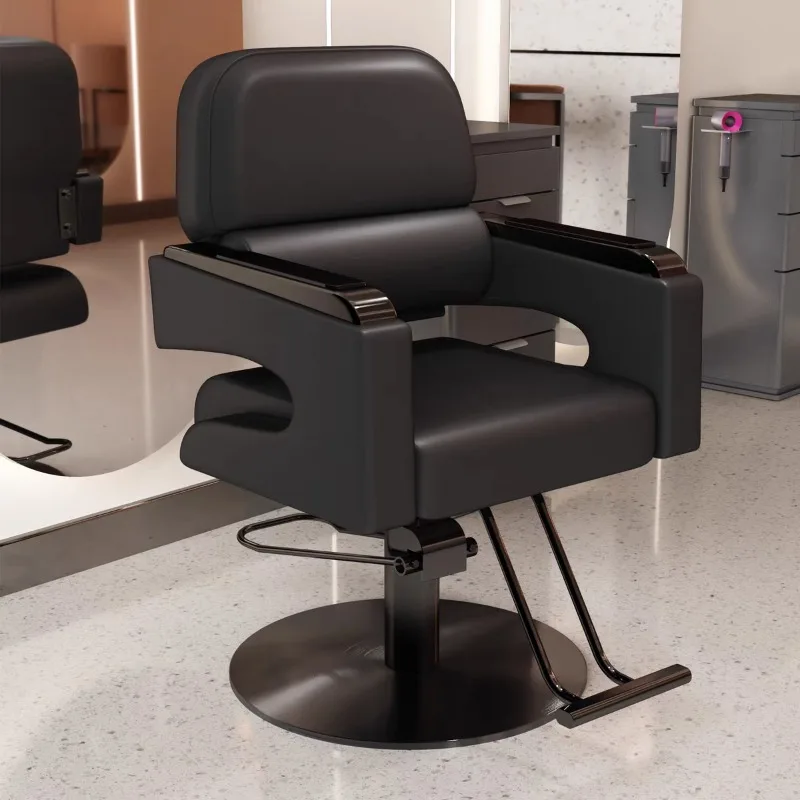 Minimalist Styling Reclining Barber Chair Comfortable Vintage Manicure Barber Chair Cosmetic Bed Cadeira Gamer Salon Furniture