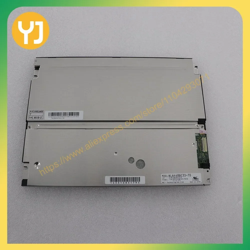 10.4 "Industrial Display NL6448BC33-70 LCD Module, New and Original