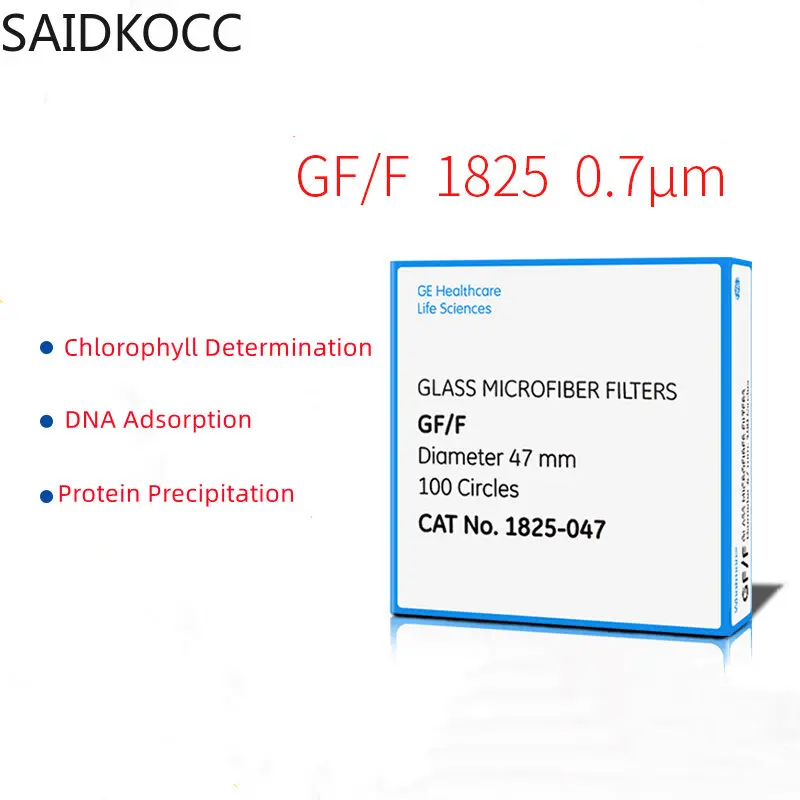 SAIDKOCC 0.7um Glass Fiber Filter Paper 1825-025/047/070/090 GF/F Filter Membrane for Laboratory Research