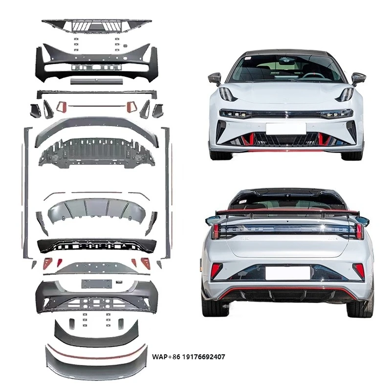 

2021-2024 ZEEKR 001 Высококачественные комплекты заднего и переднего бампера из полипропилена в стиле ретро, широкий комплект кузова в стиле FR для кондиционера, новый