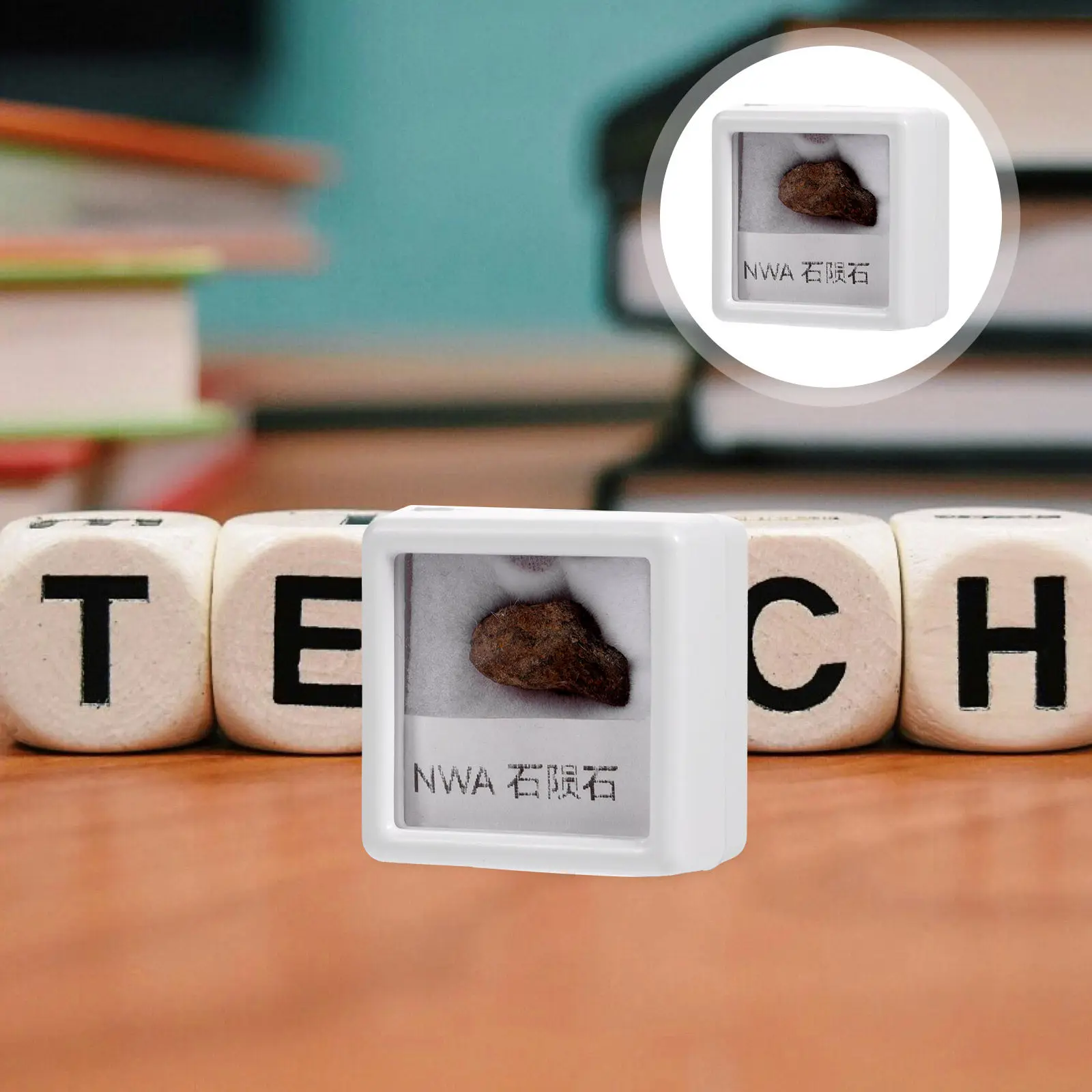 

Unique Stone Meteorite Specimen Olive Color Irregular Shape for Classroom Teaching Home Ornament Display Meteorite Rock