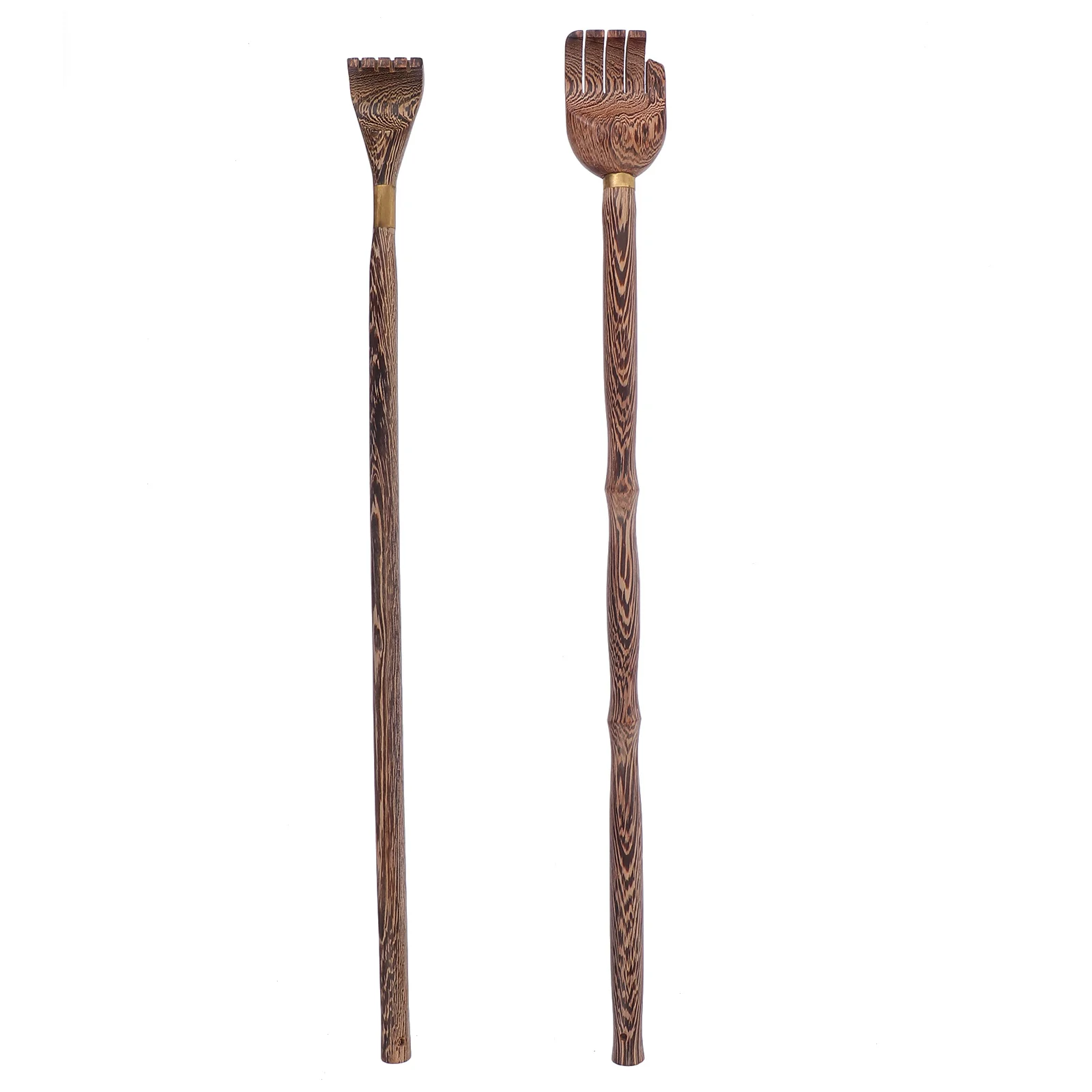 2Pcs Wooden Back Scratcher Exquisite Long Handle Itch-Relief Tool for Comfortable Use Back Scratcher Itch Scratch Tool