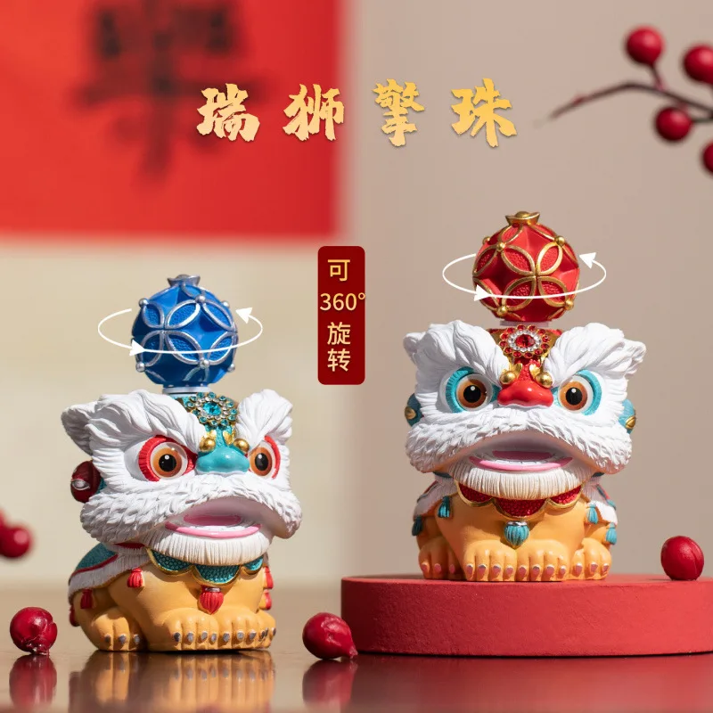 

HYS new creative lion dance ornament home tea table tea pet decoration handicrafts birthday gift