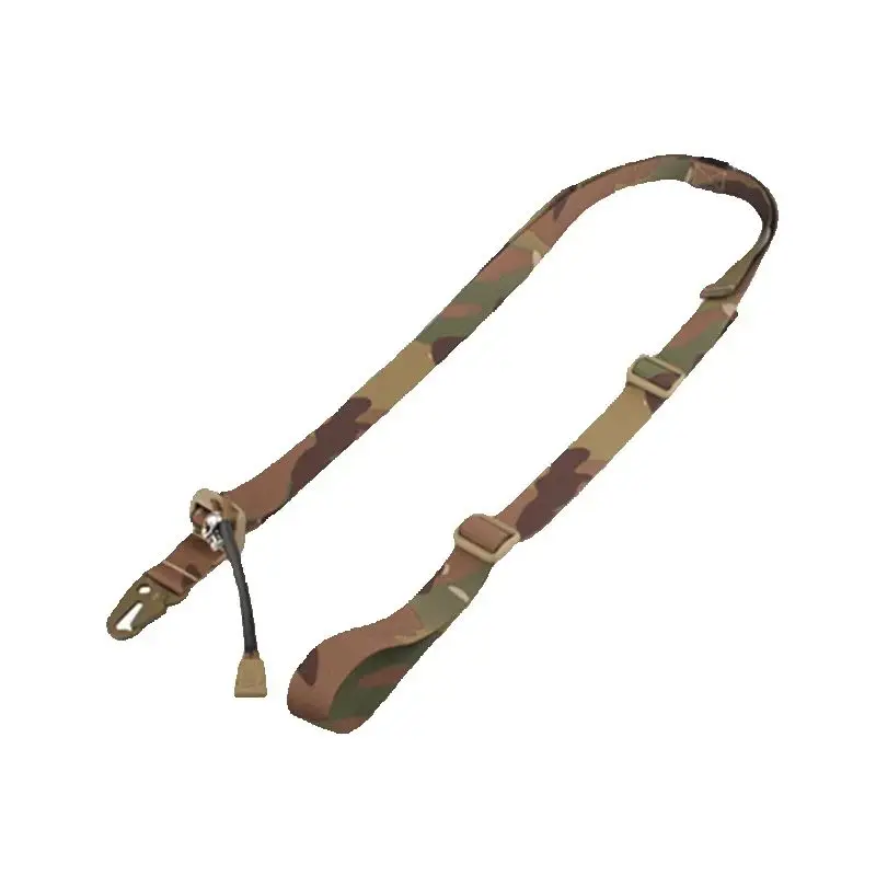 

Emersongear Tactical Gun Sling Two Point Shoulder Strap Swivels Bungee Belts Rope Shooting Milsim Hunting Hiking Combat EM8884