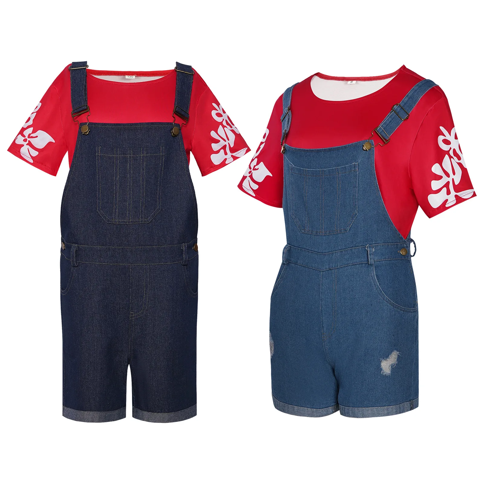 Disfraz de Cosplay de Halloween de Lilo con Mono Estilo Stitch de Monstruo Azul Alienígena Espacial, Conjunto Completo para Juego de Rol de Personaje, Traje de Fiesta