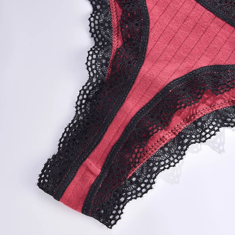 Fashionable and Comfortable Women\'s Cotton Panties Low Waist Thong Underwear Sexy Lingerie G-String