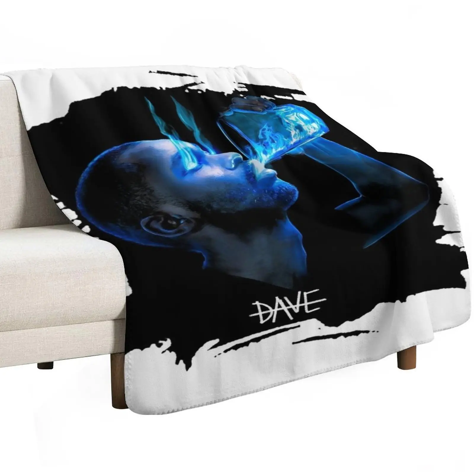 Dave Rapper Official Merchandise Brush Throw Blanket Stuffeds Furrys Bed Fashionable Soft Plaid Plush Beautifuls Blankets