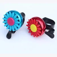 Children Bicycle Bell Chrysanthemum Sunflower Shape Bike Ring Aluminum Alloy Bicycle Accessories Bike Horn Bell