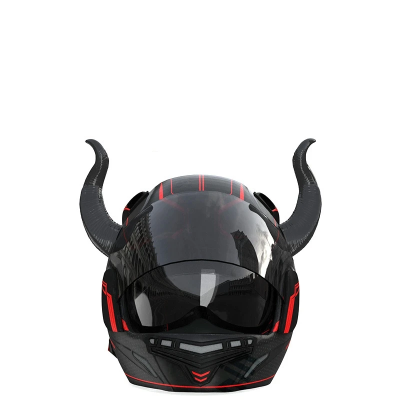 

Universal Motorcycle Helmet Sucker Devil's Horn Decoration Dragon Horn Stylish Bike Accessory for Customized Headgear