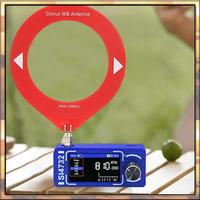 AS59 SI4732 All Band Radio Receiver 0.5-108Mhz FM AM SSB LSB USB ESP32-S3 Radio  SW MW VHF Radio With Antenna Blue