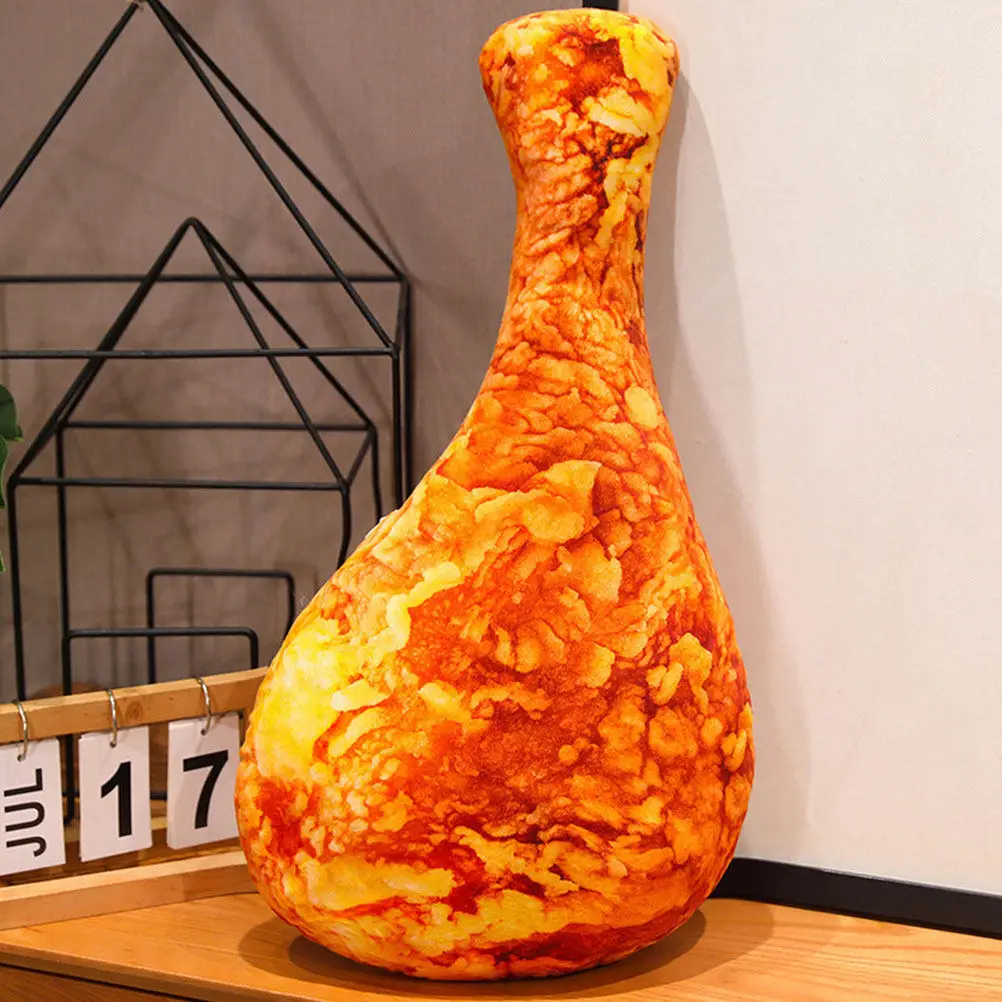 

Creative 3D Simulation Chicken Leg Pillow Soft Comfortable Seat Cushion for Home Office Bedroom Decoration Unique Funny