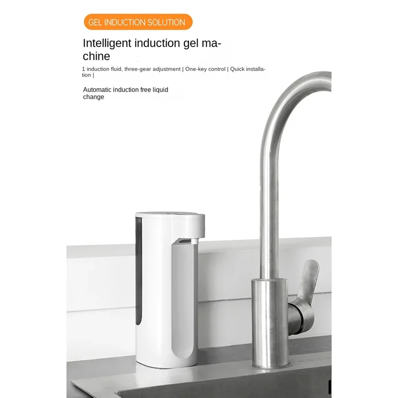 ABNO-Fully Automatic Induction Soap Dispenser Kitchen Soap Dispenser Bathroom Intelligent Soap Dispenser