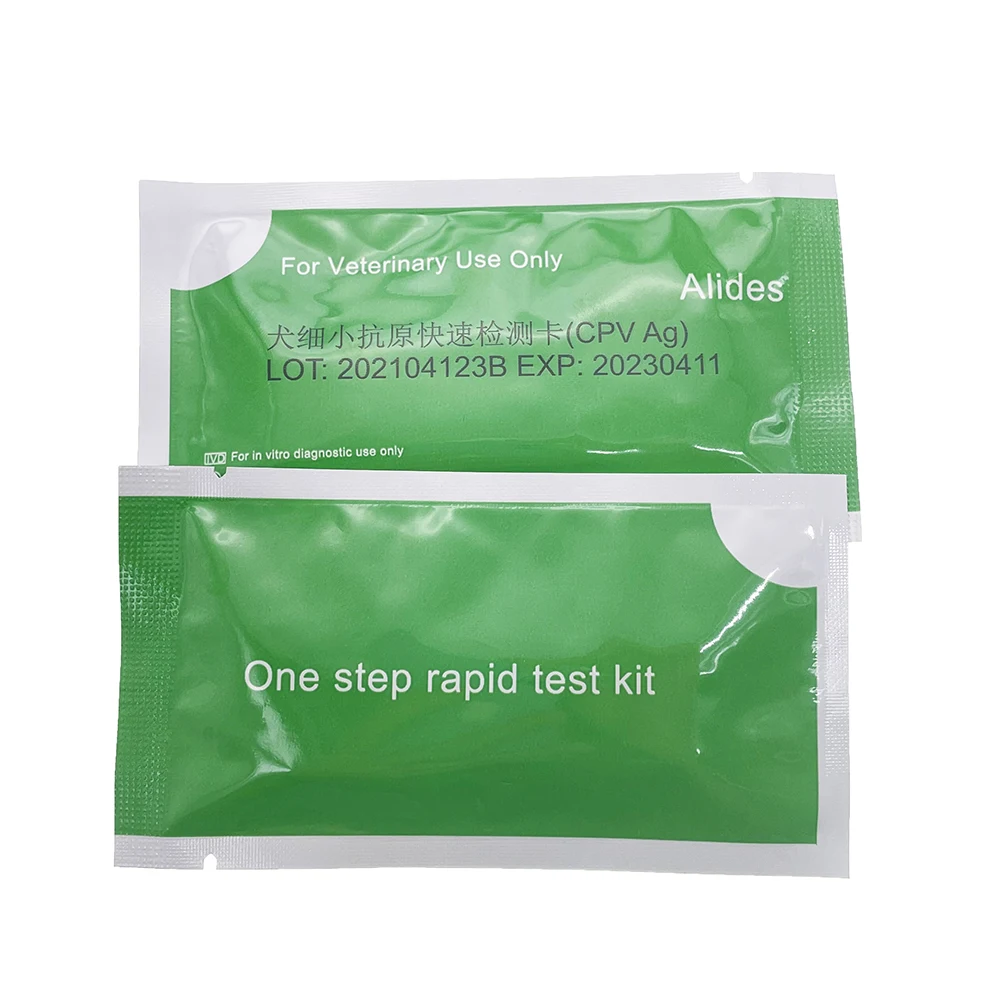 1PCS Canine Pet Dog CPV CDV Rapid Plague Rapid Test Kit Strip Virus Distemper Physical Examination Kennel Reagent Paper Clinic