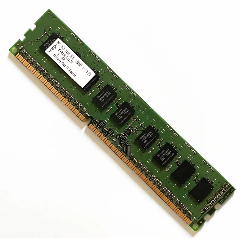 DDR3 RAM ECC UDIMM  8GB 1600MHz Server Memory PC3L-12800E-11-13-E3  1.35V  240PIN