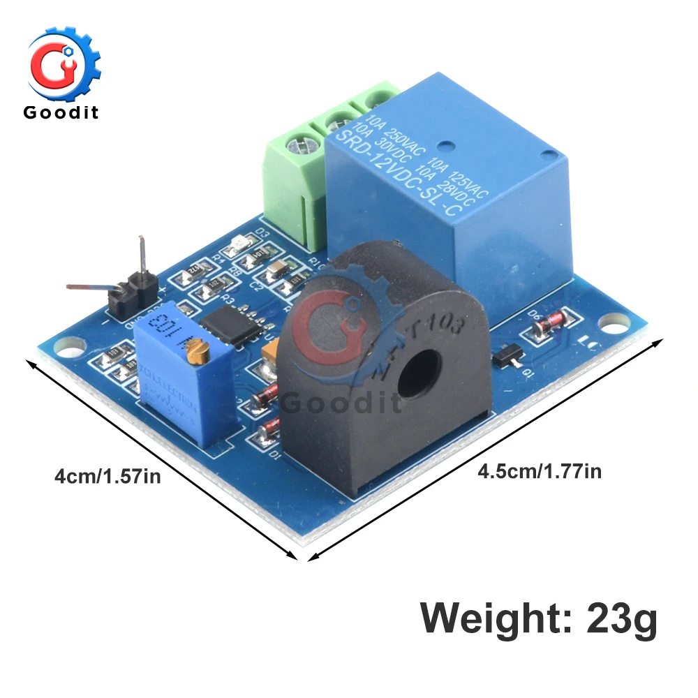 DC 5V/12V/24V 5A relè Shield sensore di rilevamento della corrente sensore di protezione da sovracorrente relè protezione modulo sensore di