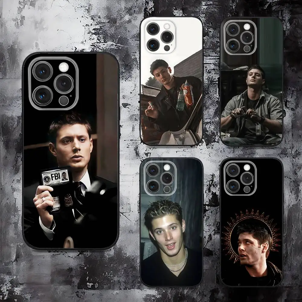 

S-Supernatural SPN Phone Case For iPhone 16,15,14,13,12,11,Pro,Max,Plus,X,XS,SE,E,Mini,Soft Silicone Black Case