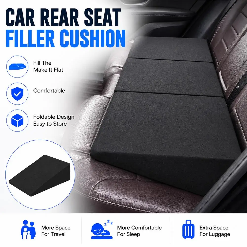 Car Seat Leveling Pad Memory Foam Car Seat Cushion Fatigue Relief Increase Height Pad Flattening The Rear Seats Of The Car