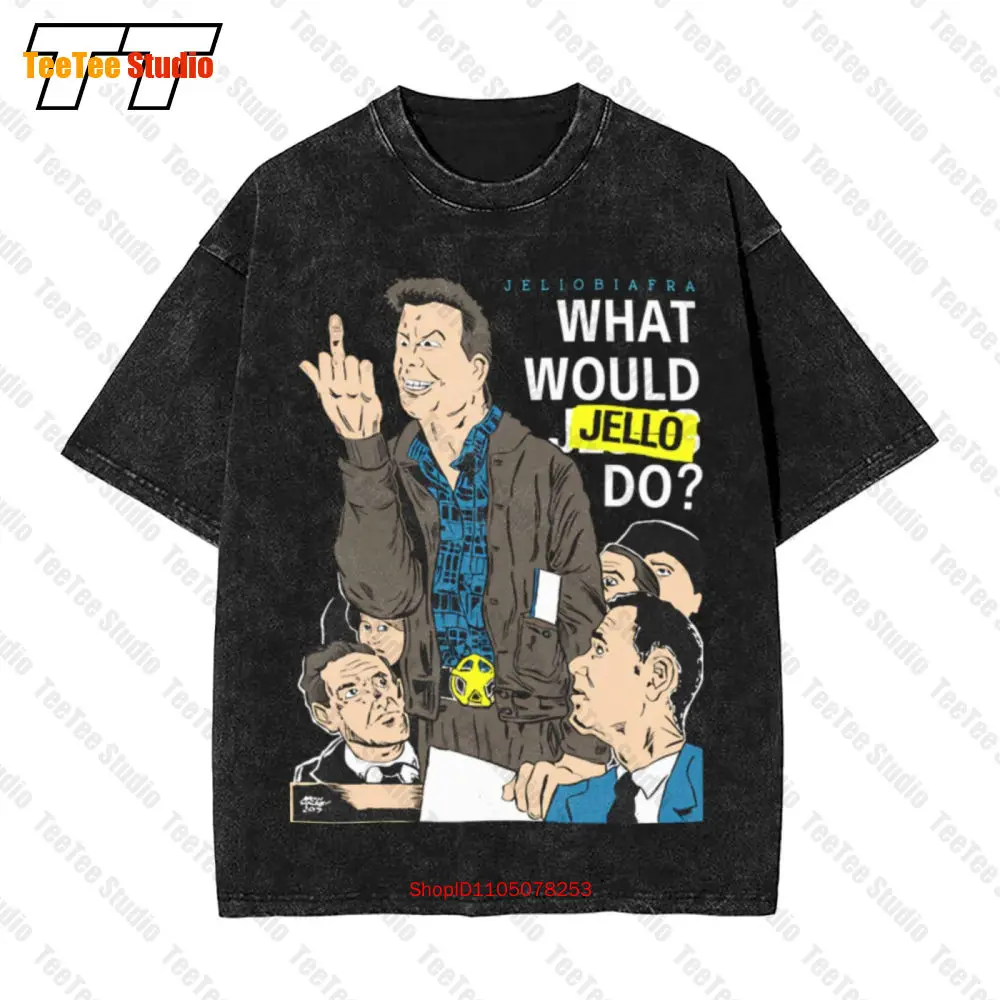 

Jello Biafra (Dead Kennedys) Brian Walsby. Punk Vintage Oversized T-Shirt 0UP5