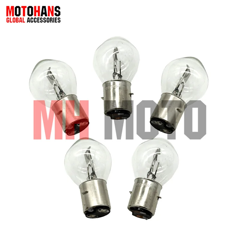 

1/5 PCS HALOGEN HEAD LIGHT LAMP BULB B35 12V35/35W DOUBLE HEAD MOTORCYCLE ACCESSORIES FOR MOPED SCOOTER DIRT BIKERO110 LIBERO125
