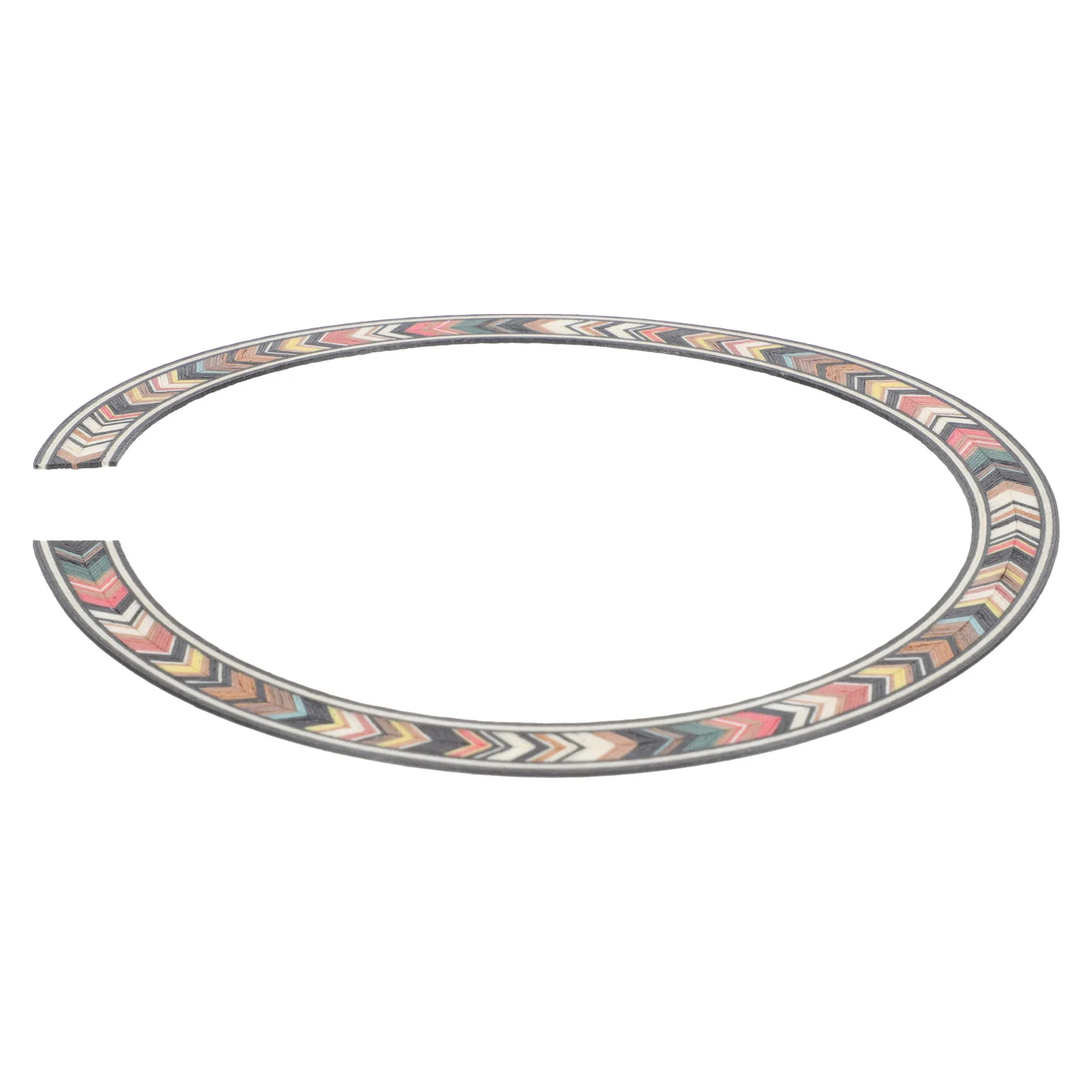 

1pcs Guitar Rosette Decal For Acoustic Classical Guitar Sound Hole Decoration Wooden Inlay Accessory, Abalone Pattern,