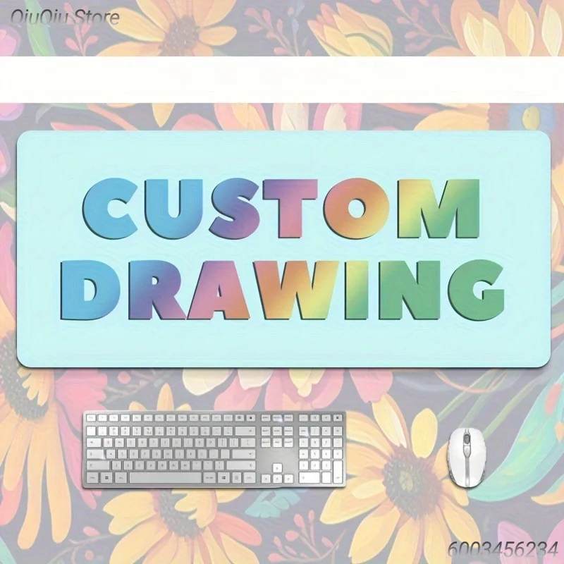 APersonalized Custom Mouse Pad DIY Your Favorite Photo Logo Pattern Sublimation Printed Thick Non-Slip Rubber Desk Mat Waterproo